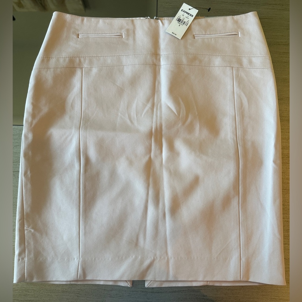 Express pink Pencil Skirt Knee-Length Work